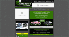 Desktop Screenshot of gatorbackcoatings.com
